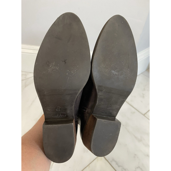 Marroqui Sanchez Women's Booties, Size 8, Brown Leather, Ankle Side Zip - Picture 7 of 10